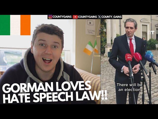 SIMON HARRIS ANNOUNCES ELECTION & Green Party Happy WITH HATE SPEECH BILL - IRISH REACTION