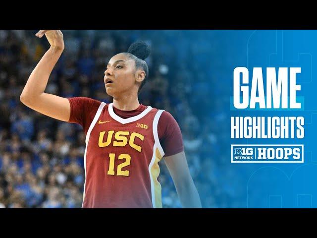 USC at UCLA | HIGHLIGHTS | Big Ten Women's Basketball | 3/1/25