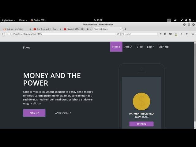 tutorial on coding awesome landing or home page with bootstrap