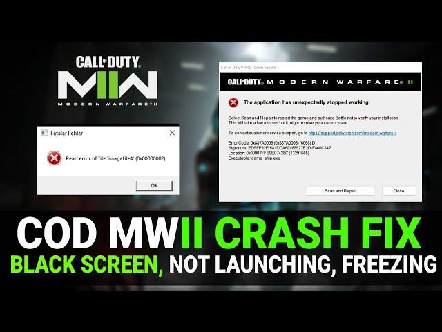 Call of Duty Modern Warfare 2 Crash Fix – PC Not Launching, Freezing & Crashing Guide (2025)