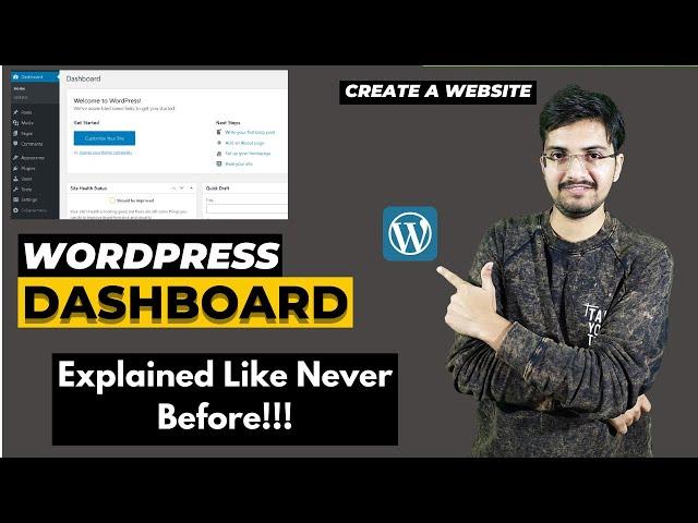 WordPress Dashboard Explained | WordPress Tutorial 3 | Learn WordPress Dashboard | Divyanshu Decodes