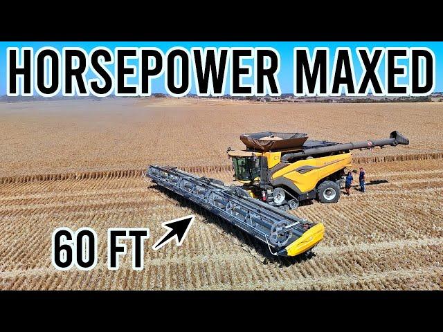 New Holland CR11 Tested with Massive 60ft Front | Australia