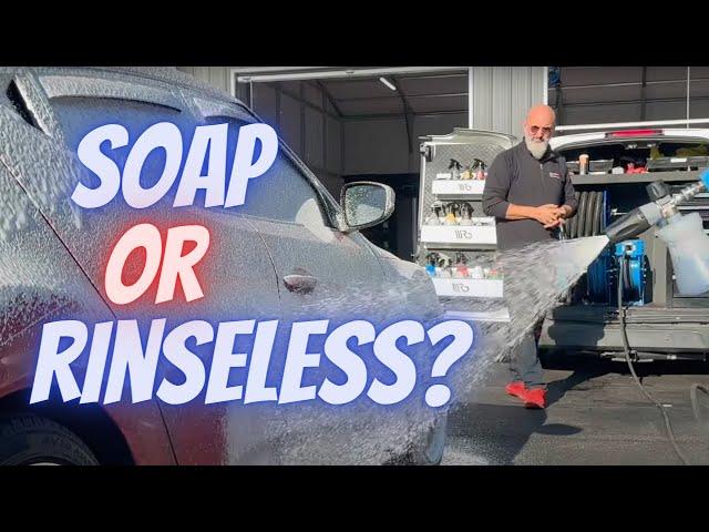 Rinseless Wash vs Incredible Suds wash soap: which is better?!#diydetail #detalingtip #carwash