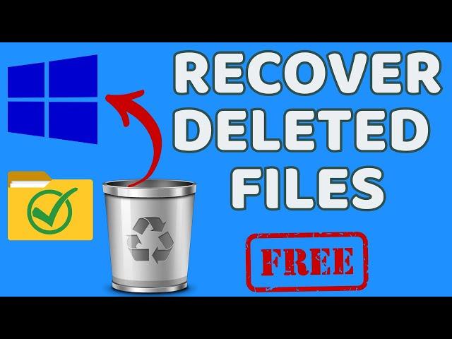 How to Recover Deleted Files From PC and USB drives for FREE - Recover lost files [ WINDOWS ]