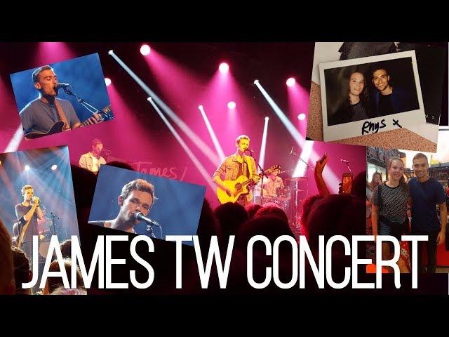 VLOG: MEETING RHYS LEWIS TWICE AT JAMES TW'S CONCERT! || Esmee van Veenen