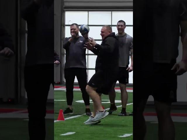 Football // Dodgeball video recap to finish winter workouts