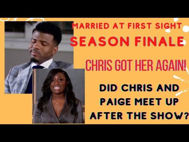 CHRIS AND PAIGE SNEAKY LINK AFTER THE FINALE? #MAFS SEASON 12 FINALE