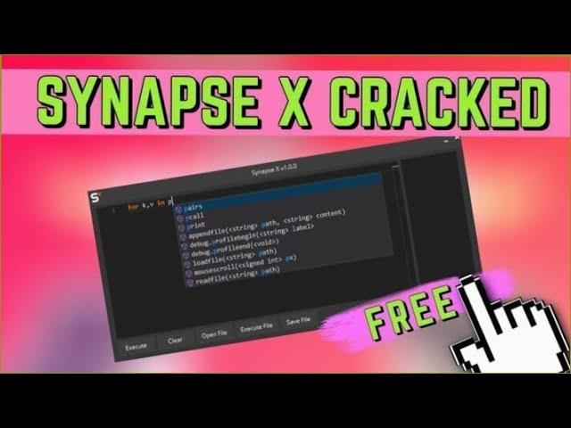 SYNAPSE X ROBLOX  FREE DOWNLOAD  WORK 2023 