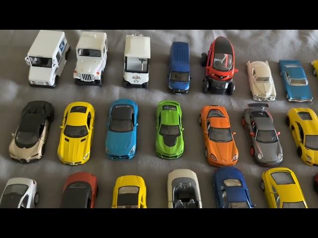 Kinsmart Pullback Car Collection Showcase