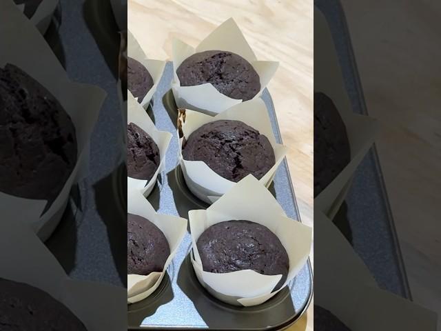 Chocolate Banana Muffins  #bananamuffins  #shorts