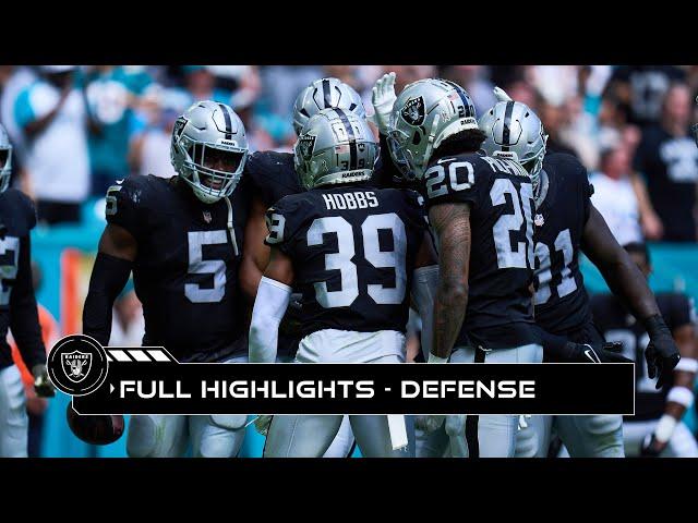 Raiders' Top 2023 Defensive Plays | Full Highlights | NFL