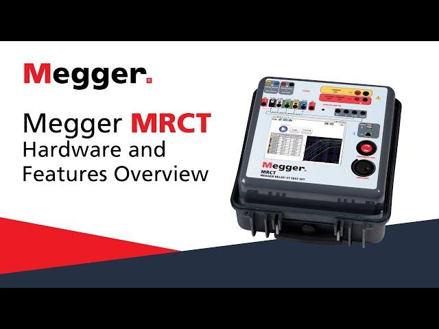 Megger MRCT Hardware and Features Overview