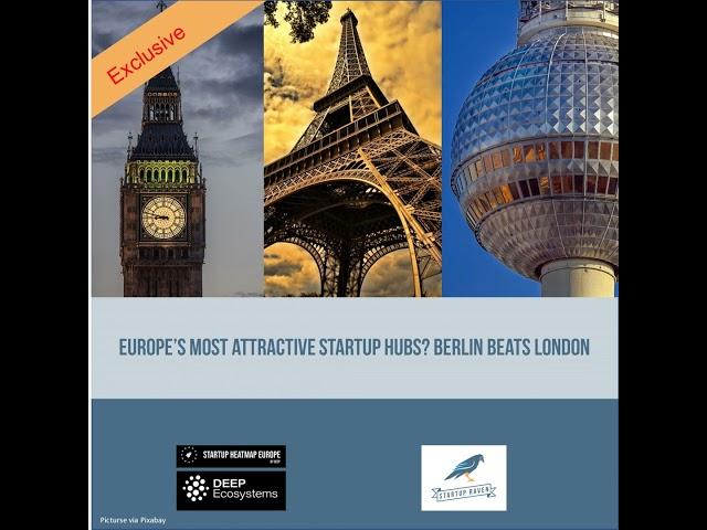 Europe’s most attractive startup hubs? Berlin beats London