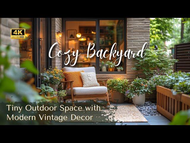 Transform Your Tiny Outdoor Space: 10 Cozy Backyard Ideas with Modern Vintage Design & Rustic Decor