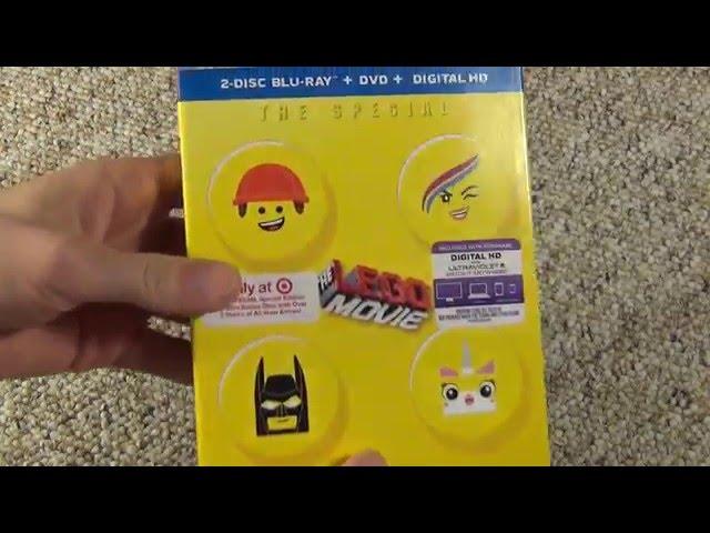 The Lego Movie Blu-Ray Unboxing Target Exclusive