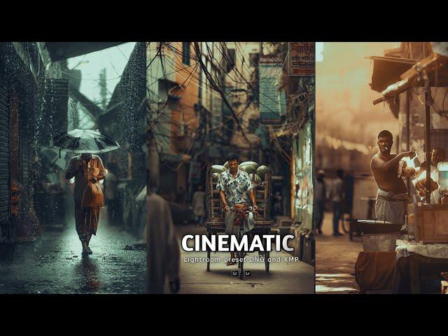 Cinematic Lightroom preset | How to edit Lightroom preset | DNG and XMP files are free download |