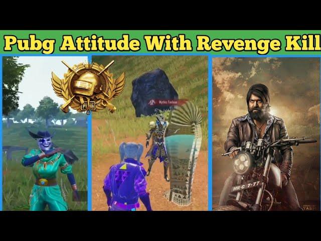 Pubg Mobile Attitude With Revenge Kill|| Pubg Mobile Attitude Moment|| Mrone GamingYT