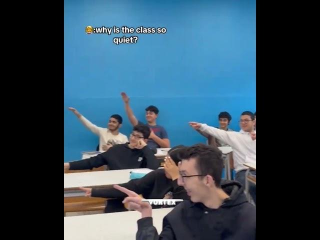 Why  is the class so quiet? #edit #class