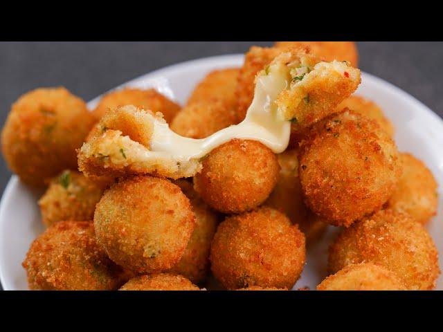 POTATO CHEESE BALL | CRISPY POTATO CHEESE BALL | CRISPY & CHESSY POTATO SNACKS | N'Oven