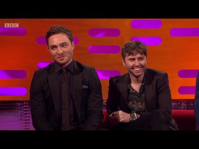 Ed Westwick & James Buckley on Graham Norton Show 5/26/17 [HD]