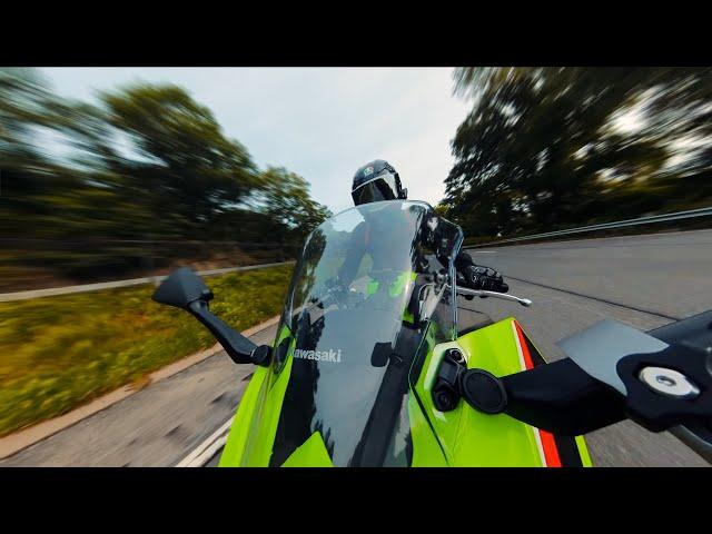 KA-CHOW! (FIRST TIME ON THE HIGHWAY) | BEGINNER RIDER | NINJA 500 KRT SE