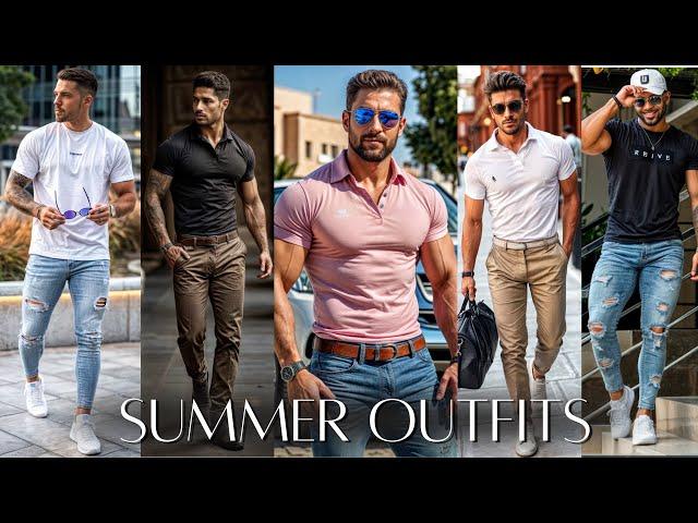 Summer Outfit Ideas For Men | Men's Fashion 2024 | Casual Outfit Ideas For Men