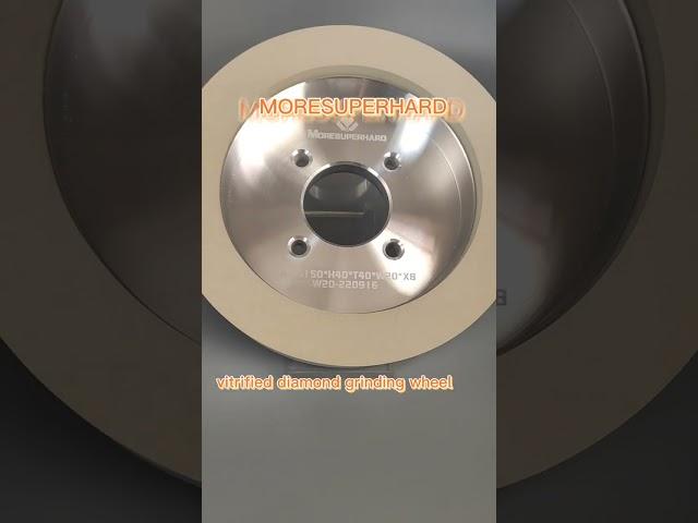 Manual  grind CBN inserts with vitrified diamond grinding wheel