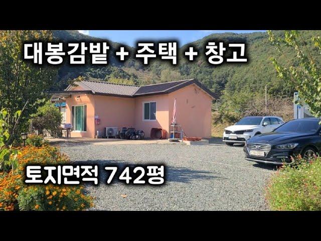 227번) 대봉감밭 주택 창고 의령주택 매매 귀농 귀촌 주말농장 의령전원주택 자굴산옆 의령시골집 땅선생