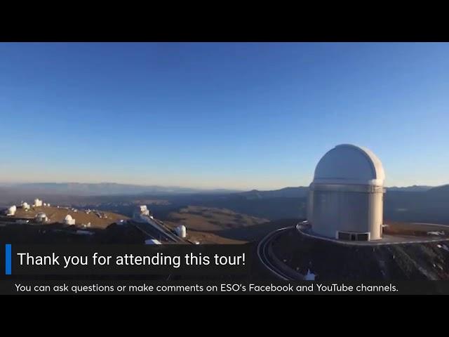 Virtual guided tour ESO's Paranal Observatory. 19/10/24, 16:00h CEST.