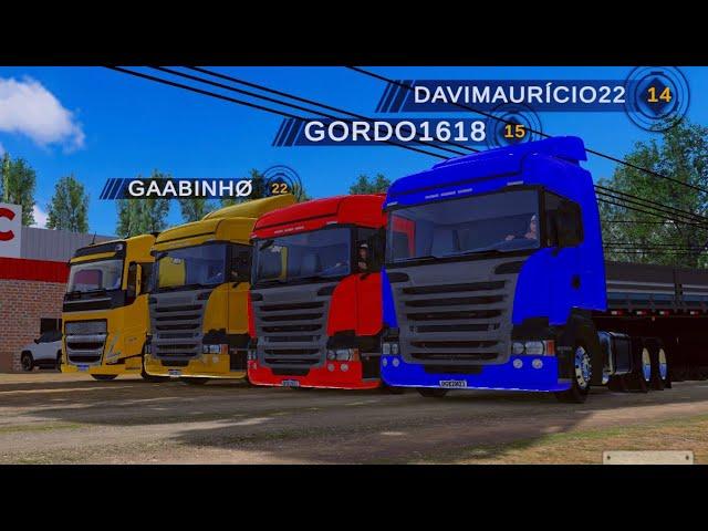 AO VIVO COMBOIO COM OS INSCRITOS!!! DRIVER'S JOBS ONLINE SIMULATOR!! CHAMA 