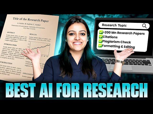 How to write a RESEARCH PAPER using AI ️ | AI for Research paper writing  | Paperpal | Ritika AI 
