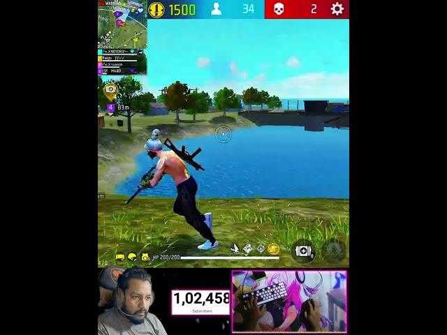 vss is bad IQ 999+Gameplay Don't Miss The End #FreeFire #freefiremax #shorts