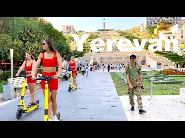 Yerevan Armenia  4K HDR 60fps Walking Tour Erevan Երևան 2022