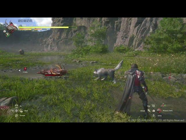 Final Fantasy XVI - Torgal Gameplay Clip #1: Battle