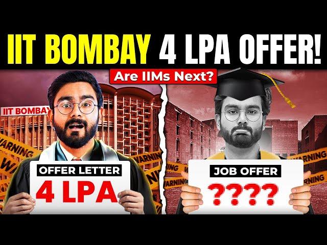 IIT Bombay's 4 LPA Salary | What About Placements at IIMs?