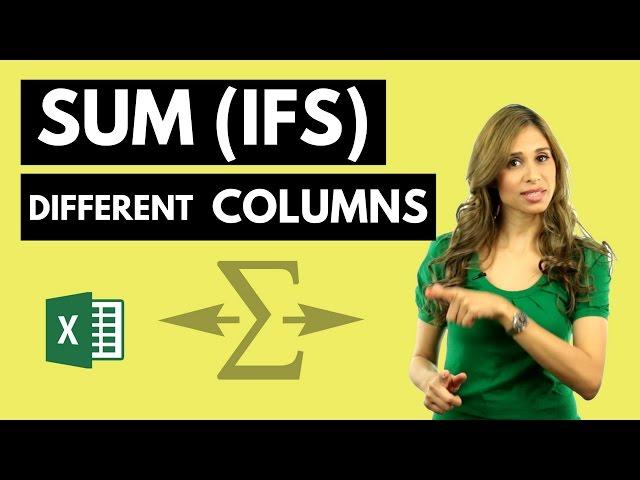 Excel SUMIFS: Sum Alternate Columns based on Criteria and Header