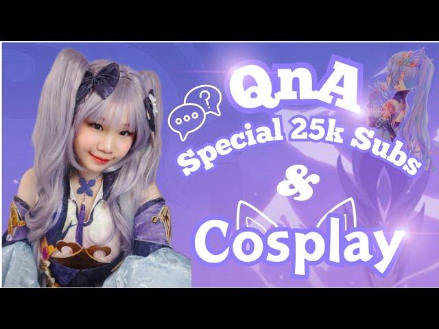 QnA Special 25k Subscribers + COSPLAY as Keqing Genshin Impact ️ || Tifania72