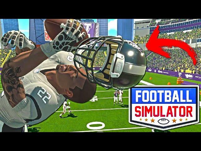 This ALL NEW Football Game Is CRAZY!! Football Simulator Gameplay