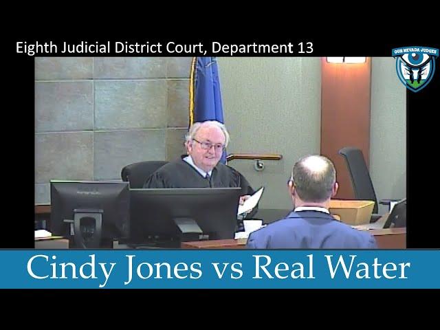 Cindy Jones vs Real Water, December 19, 2024