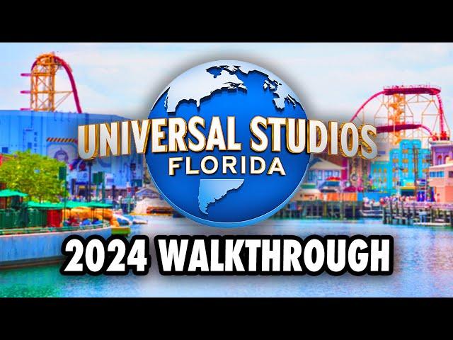 Universal Studios Florida 2024 Walkthrough - Universal Orlando Resort Tour [4K]