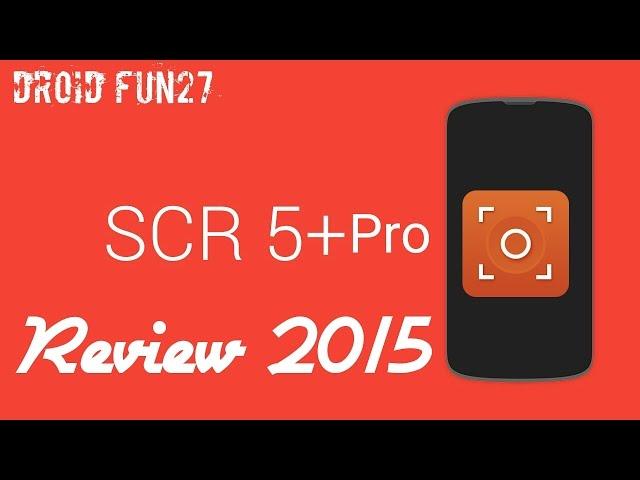 SCR 5+ Pro Screen Recorder Review 2015!