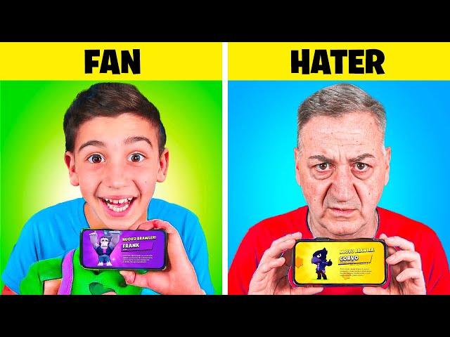 HATER vs FAN su BRAWL STARS!