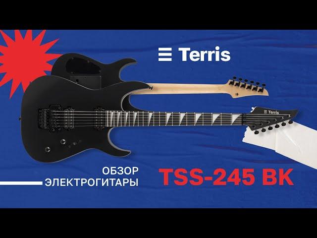 Обзор электрогитары TERRIS TSS 245-BK