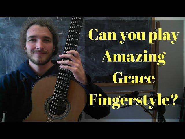 Amazing Grace - Beautiful and Easy Classical Guitar Lesson