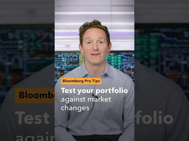 Bloomberg Pro Tips: Test your portfolio against market changes with the Terminal