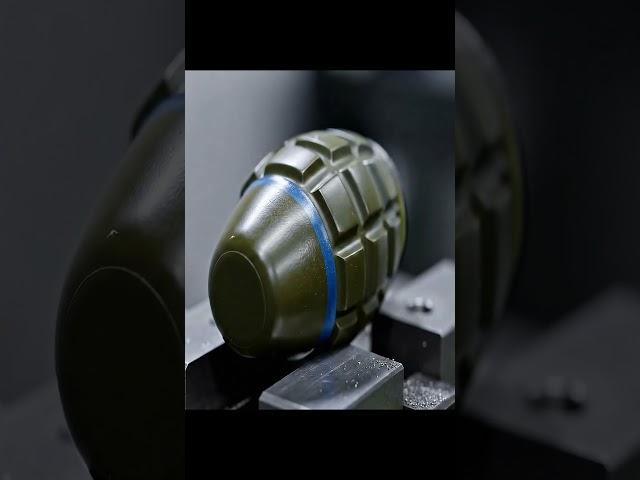 What’s Inside a Hand Grenade? Precision Cross-Section Revealed  #Shorts #GrenadeCut #WhatsInside