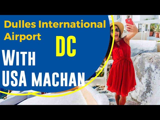 Dulles International Airport | Airport Christmas decorations | Washington DC| with USA Machan