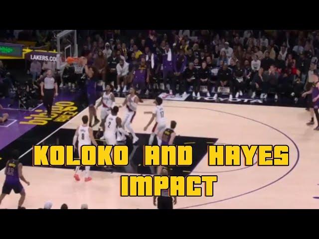 Jaxson Hayes and Christian Koloko IMPACT without Anthony Davis (Highlights)