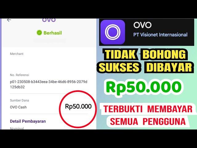 event OVO apk cuan gacor parah terbukti MEMBAYAR dapat uang TANPA KYC langsung CAIR Rp50.000