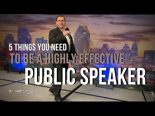 M. Curtis McCoy On The 5 Things You Need To Know To Be A Highly Effective Public Speaker